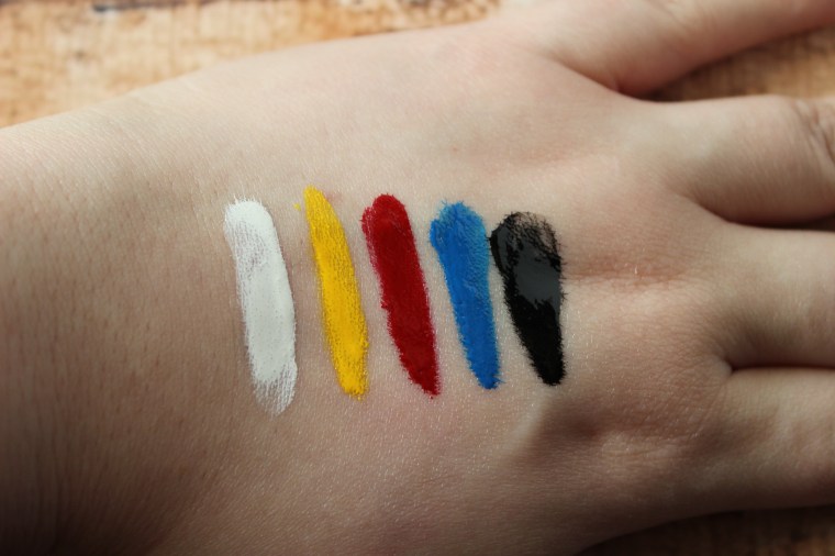 OCC Lip Tar Primary Pack Minis Swatches