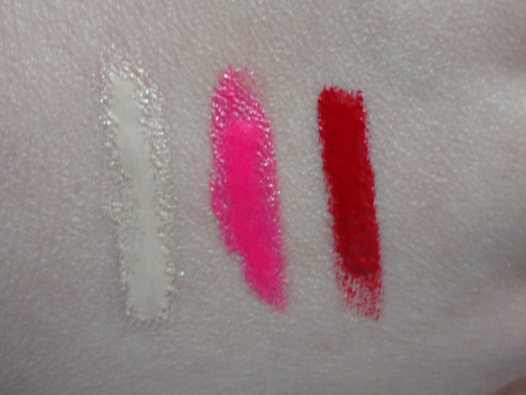 OCC Lip Tar Trio Metallic Set Swatches