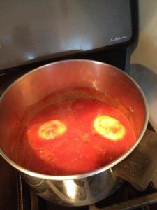 tomato sauce with onion and butter