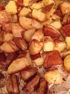 Pan-Roasted Diced Potatoes